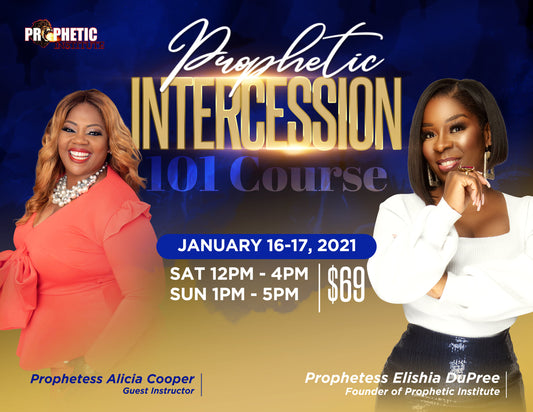 Prophetic Intercession Intensive + Workbook